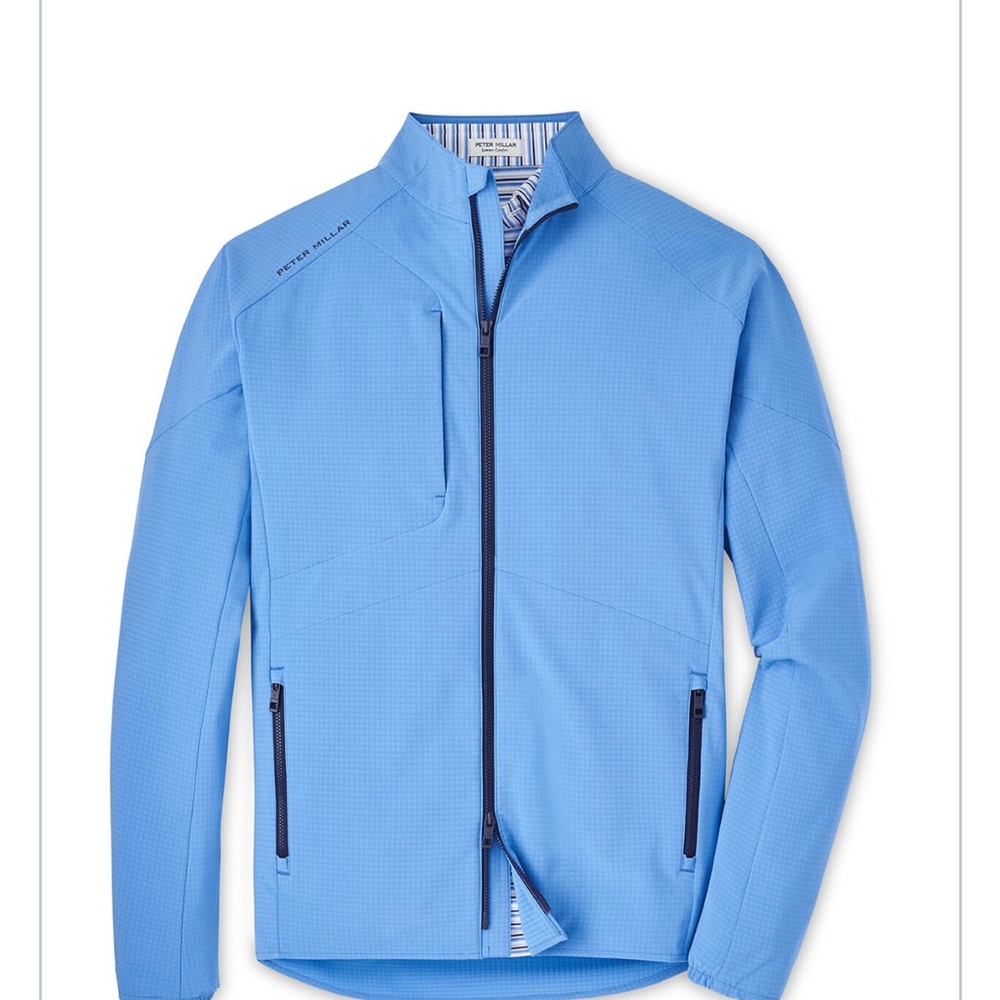 New Winter Wind Gust Jacket by Peter Millar Size XL Liberty Blue NWT $225 MSRP